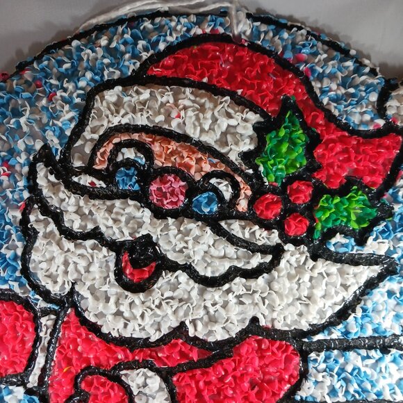 Vintage Santa Popcorn Plastic Skiing in Snow Globe - Picture 4 of 9